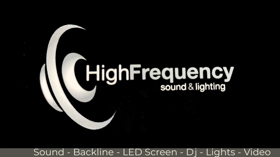 High Frequency Sound & Lighting Logo High Frequency Sound